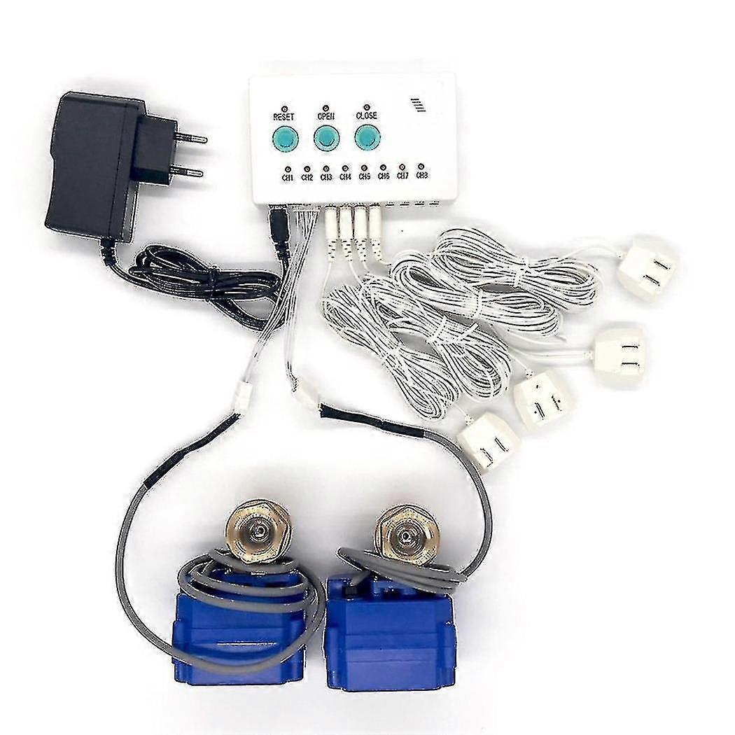 Water Sensor Alarm System Wlz 808 With Dn15x2pcs Valve And 4pcs 6m Water Cable For Water Overflow P