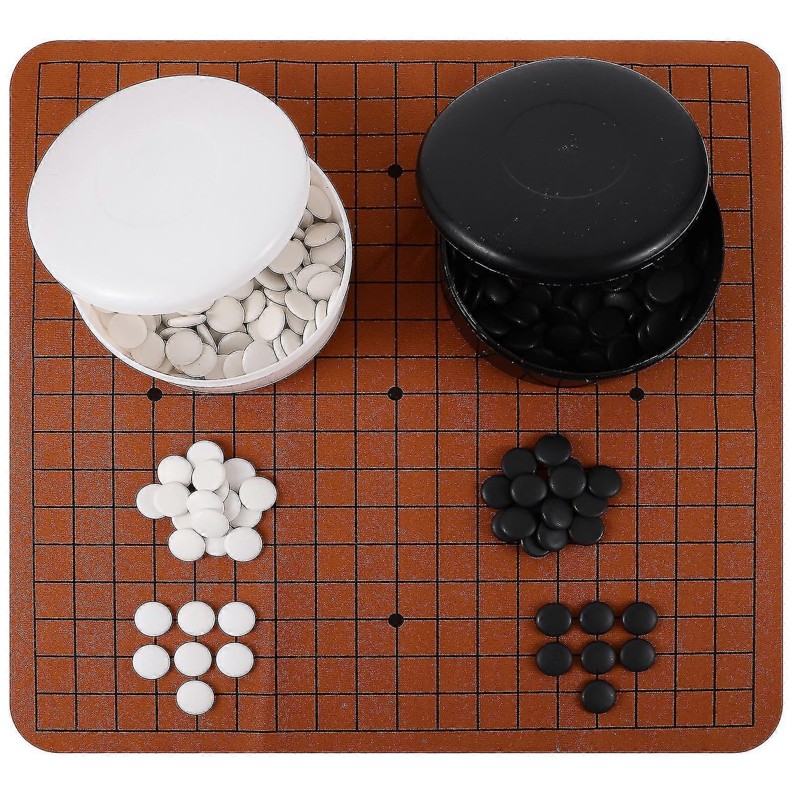 1 Set Board Game Beginners Chess Board Five-in-a-row Board Game Plaything