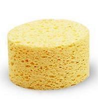 1 x Thick Microwave Cleaning Sponge Block (Round)