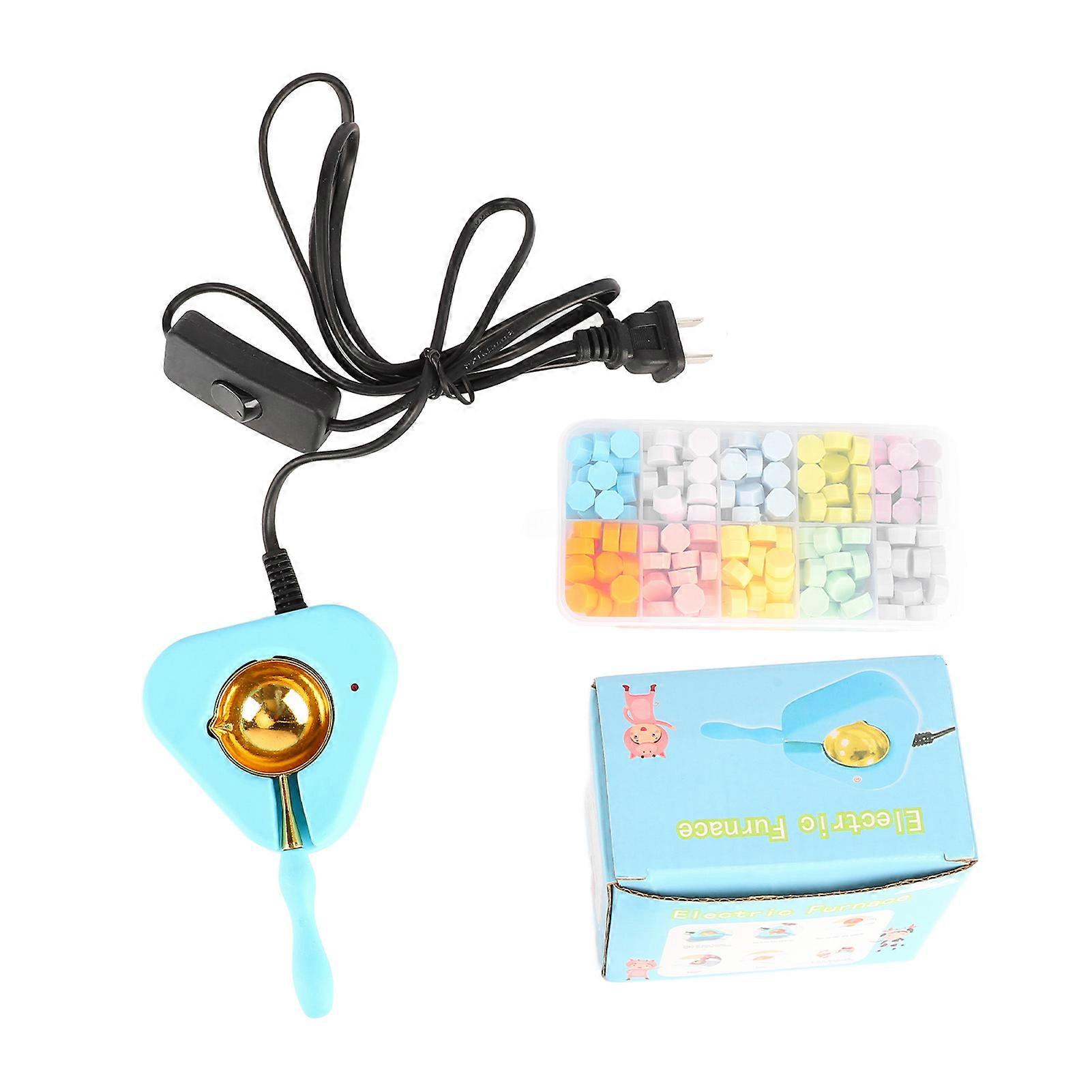 Electric Wax Seal Warmer Separate Design Fast Heating Easy Operation Wax Seal Furnace with Spoon Beads US Plug 110V220V
