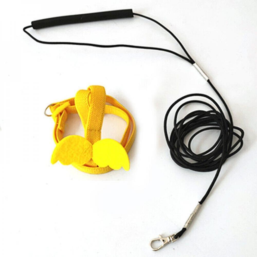 Adjustable Parrot Bird Harness Leash Set Anti-bite Training Outdoor Flying Rope SZW