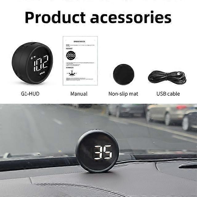 Auto GPS/OBD2 HUD Head Up Display Electronics Projector Display Digital Car Speedometer Speed Windshield On-board For All Car