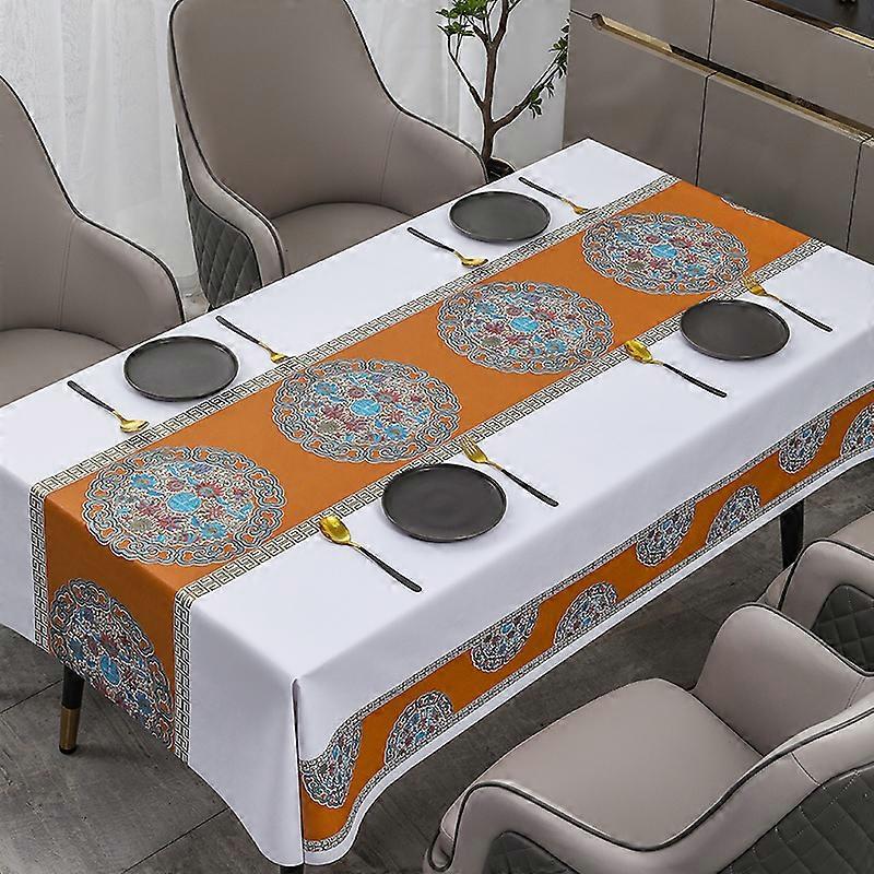 Nappe de cuisine imperméable à l’eau Table basse Nappe Chambre Nordic Ins Wind Nappe rectangulaire Coussin Décoration de la maison