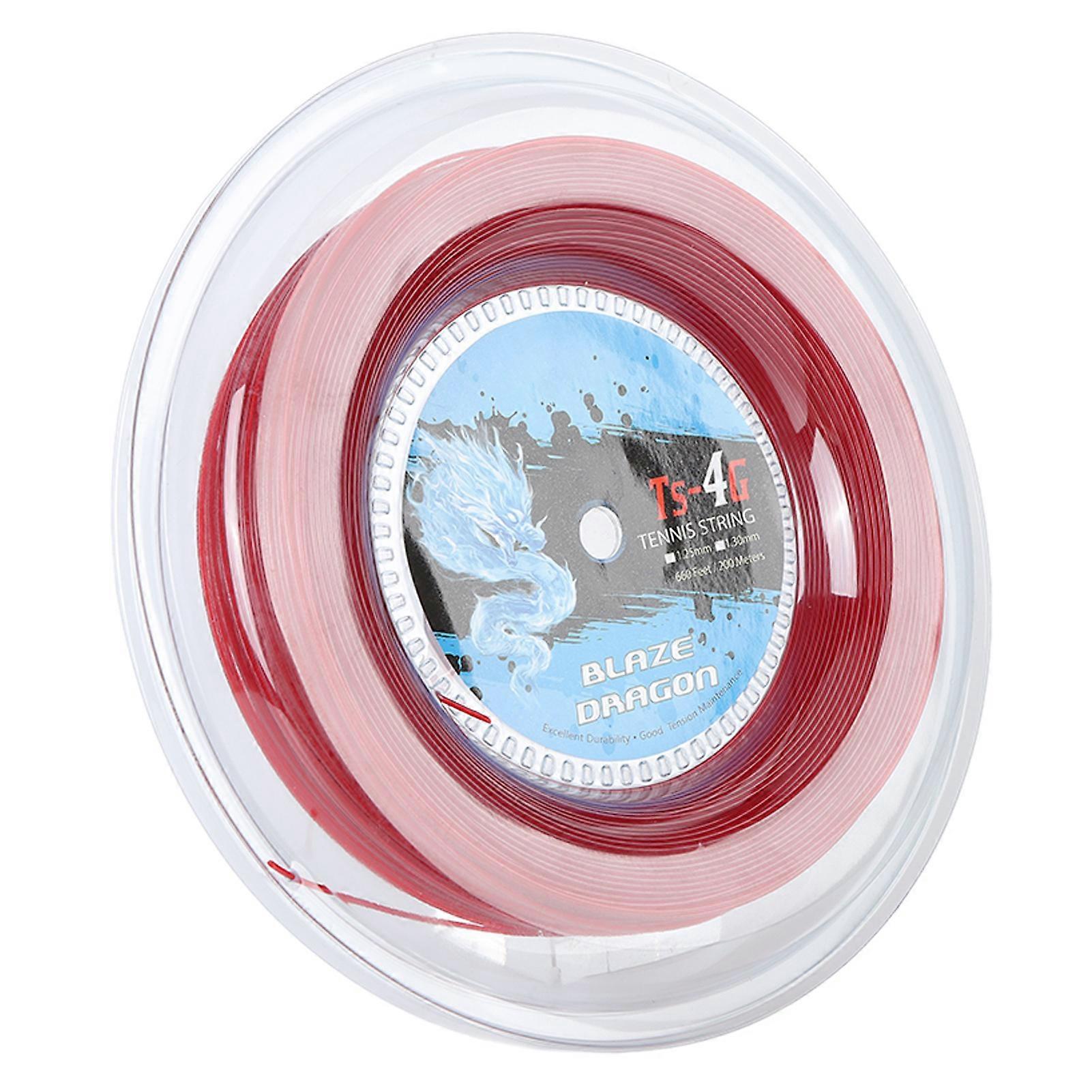 TS 4G 200m Reel Tennis String Line Polyester Tennis String Reel for Gym Sport Outdoor