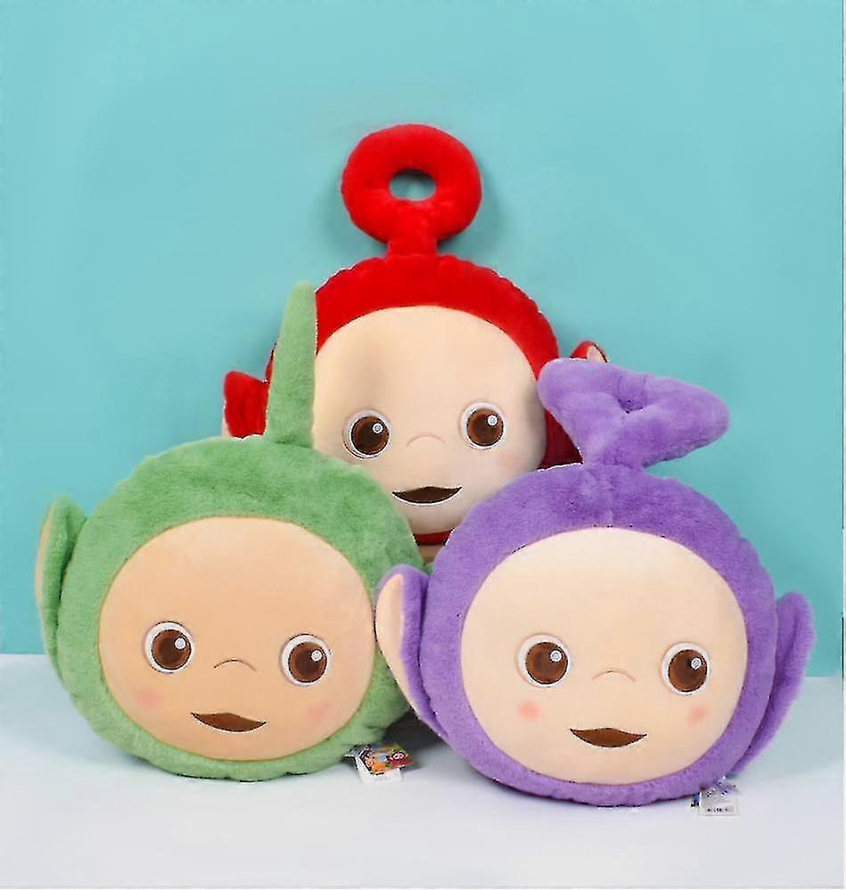 Cute Teletubbies Head Plush Toy Teletubbies Throw Pillow Sofa Cushion Decoration Kids Gift