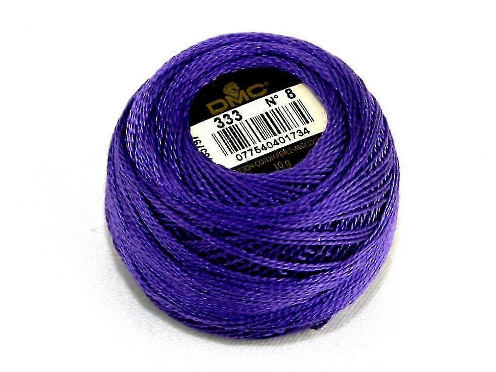 Size 8 Cotton Perle Thread 80m  333 - per 10 gram ball