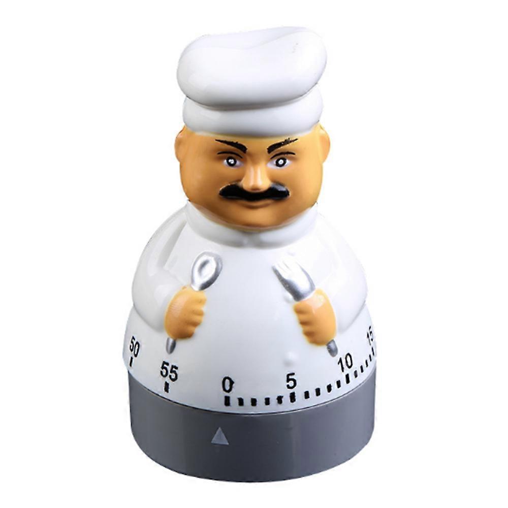 Kitchen Timer Cooking Timer Count Down Timer Mechanical Timer 60 Minutes Count Down Timer Chef Shaped