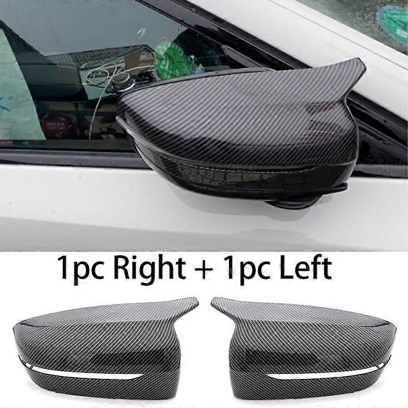 Carbon Fiber Look Exterior Side Rearview Mirror Cover Trim For BMW 4 5 7 8 Series G11 G12 G14 G15 G16 G22 G23 G24 G30 G31 G38