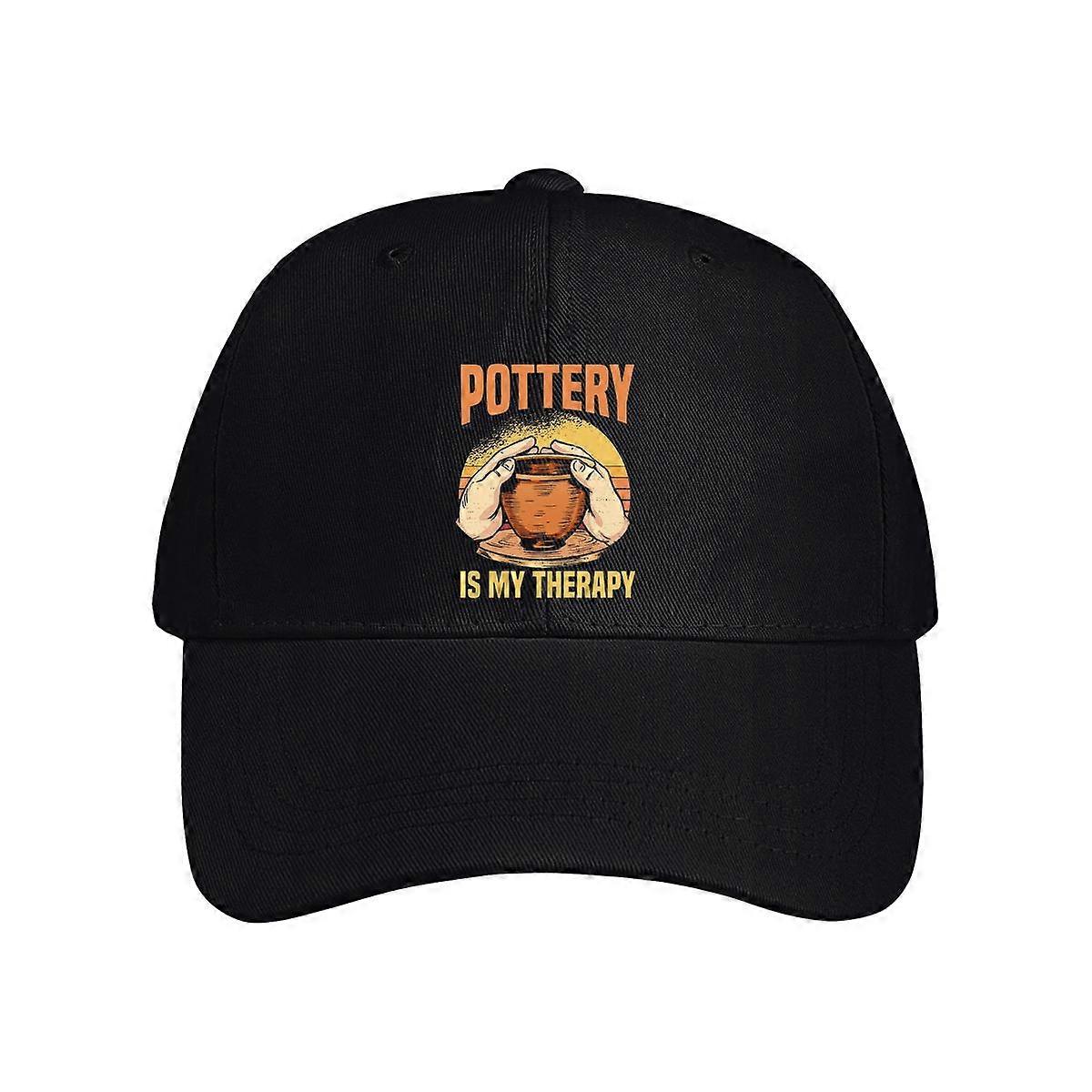 Pottery Is My Therapy Baseball Cap