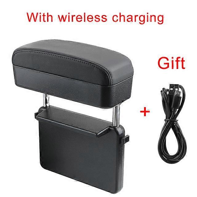 Arm Rest Box Car Armrest Organizer Adjustable Universal Heat Map Accessories Cushion For Auto Elbow Support Car Center Console