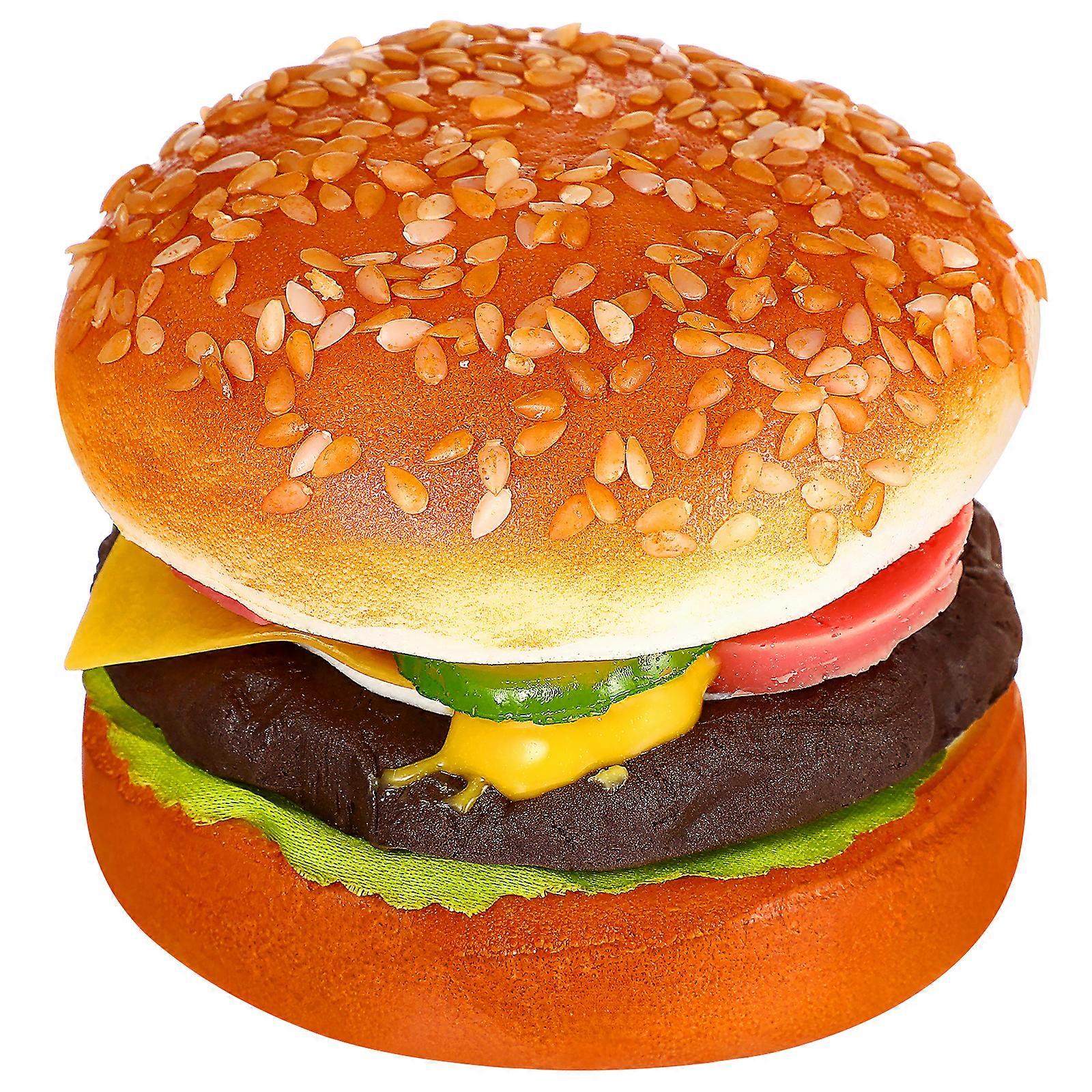 Artificial Simulation Burger Model Fake Burger Decors Bakery Photography Prop