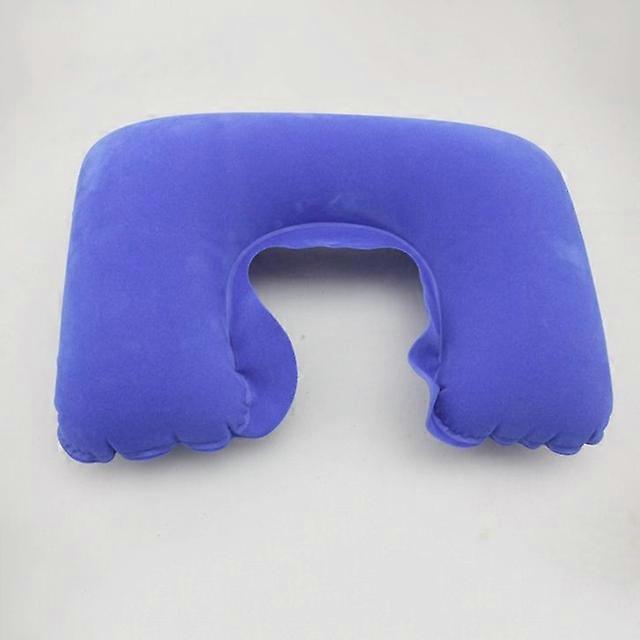 U Shaped Travel Pillows Inflatable Car Neck Travel Pillows Comfortable Soft Support Headrest Cushion 6 Color Airplane Travel Accessories