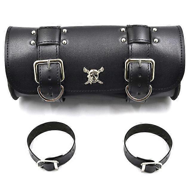 Motorcycle Tool Bag Fork Barrel Shape Handlebar Front Fork Bag Saddlebag For Harley Chopper Bobber Cruiser Sportster XL 883 1200
