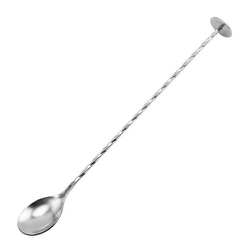 Cocktail Spoon with Integrated Muddler, Stainless Steel, 26 cm