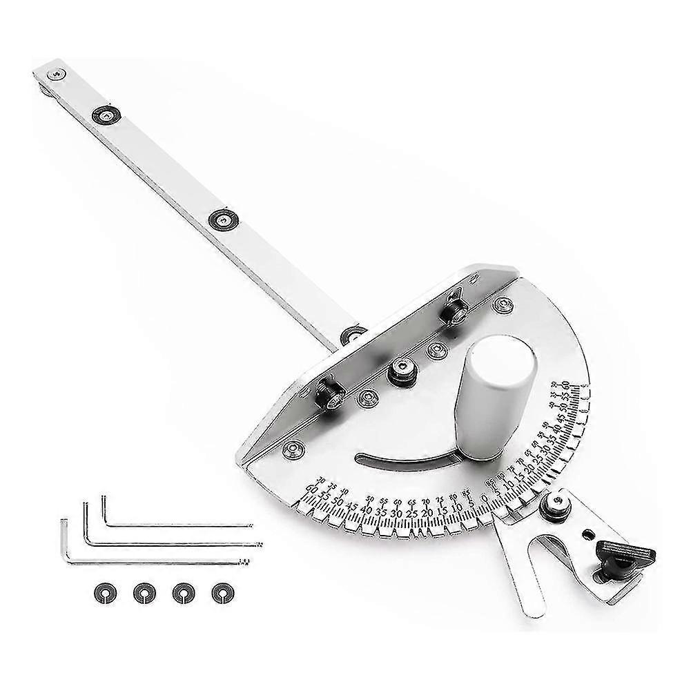 Precision Miter Gauge, Aluminum Table Saw Sled 60angled Ends