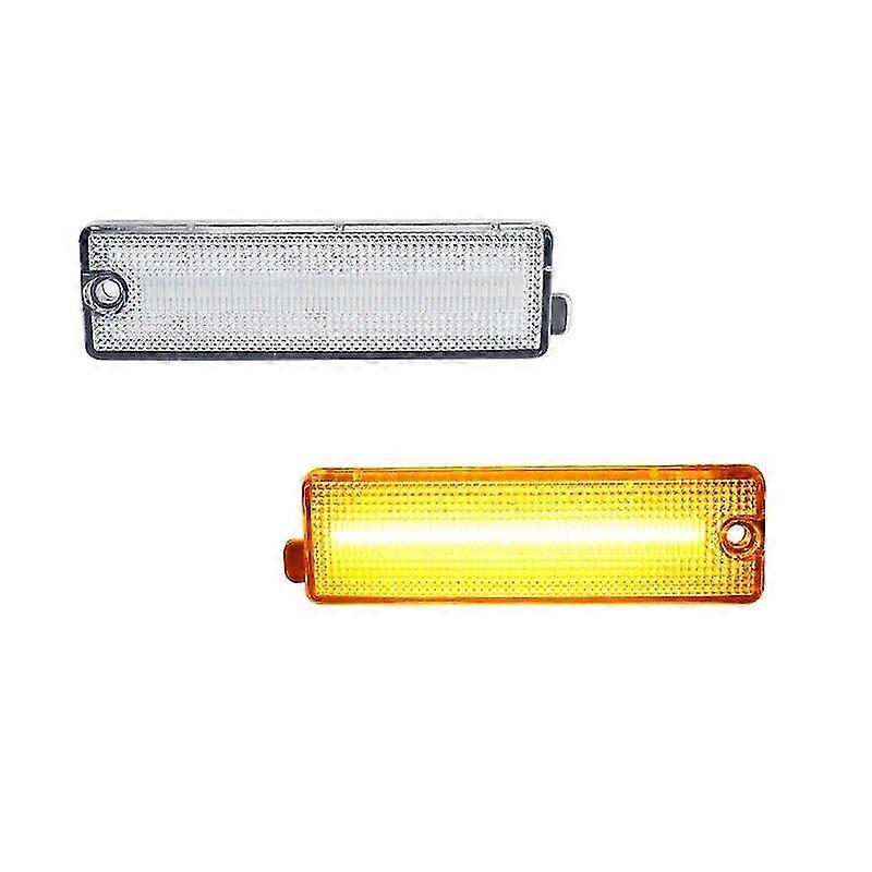 thumbnail image 2 of Smoked Amber LED Front Bumper Side Marker Lights For 1998-2002 Pontiac Firebird – Plug & Play 2 of 4