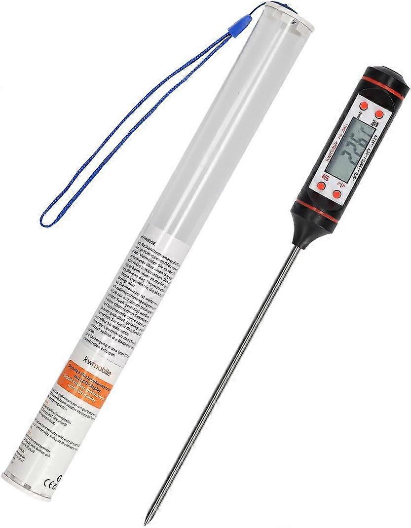Meat Thermometer - Kitchen Probe for Precise Cooking Meat Pastry Liquid - Thermo Probe with Temperature on LCD Display