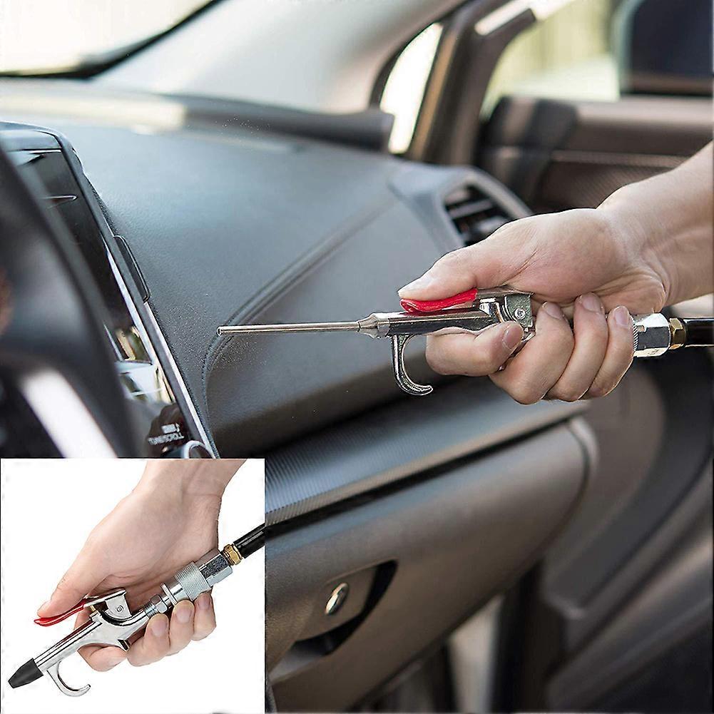 2023 New 5Pcs American Zinc Alloy Blow Gun Set for Effective Cleaning in High Places and Narrow Spaces