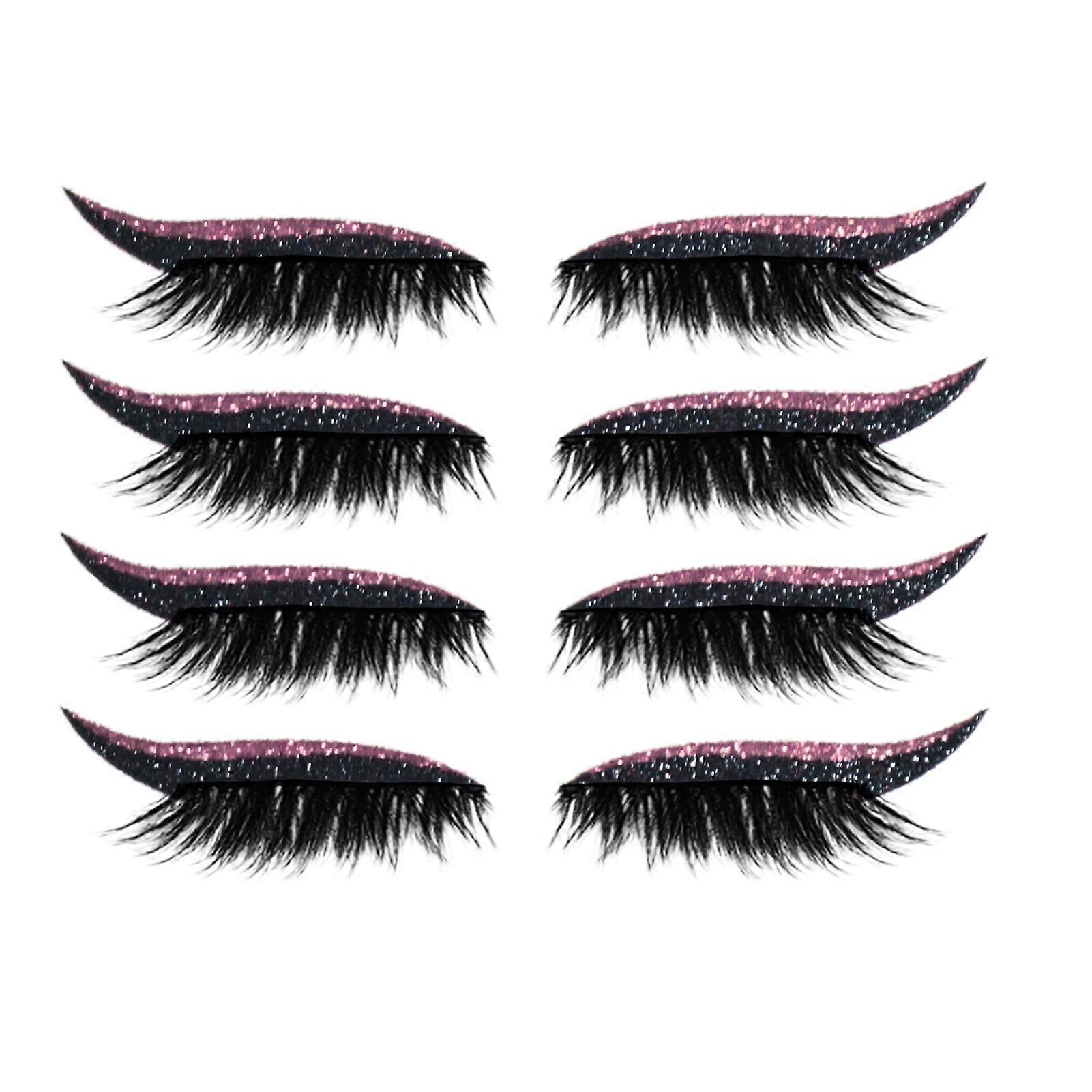 8Pcs Eyelid Line Sticker Remove Easily Anti-fall Breathable Make-up Eyeliner Eyeshadow Sticker for Shopping QinHai