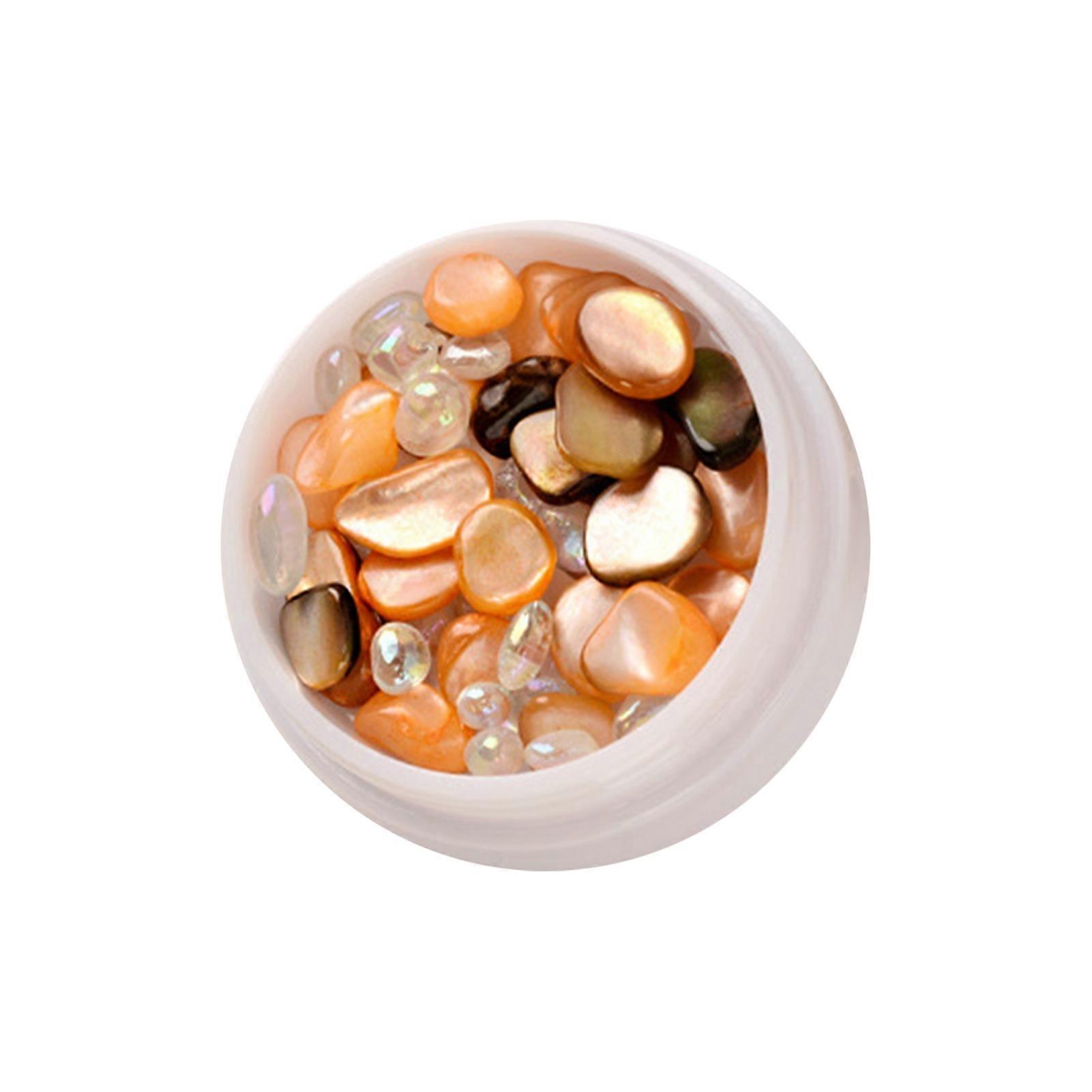 1 Box Nail Shell Stone Shiny Effect 3D Effect Colorful Japanese Style Holographic Nail Atr Decal for Salon QinHai