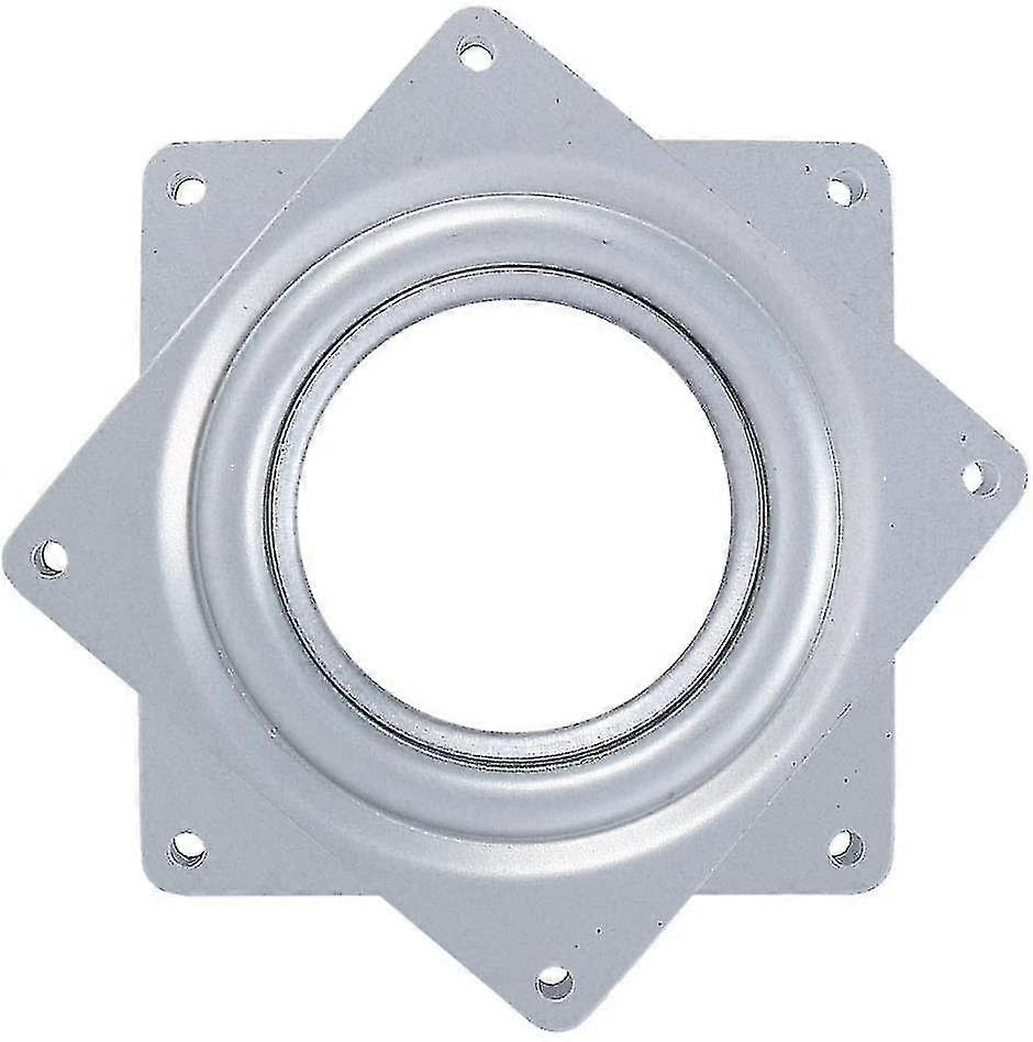 Square Lazy Susan Rotating Platform 360 Degrees Turntable Swivel Plate With4 Inches