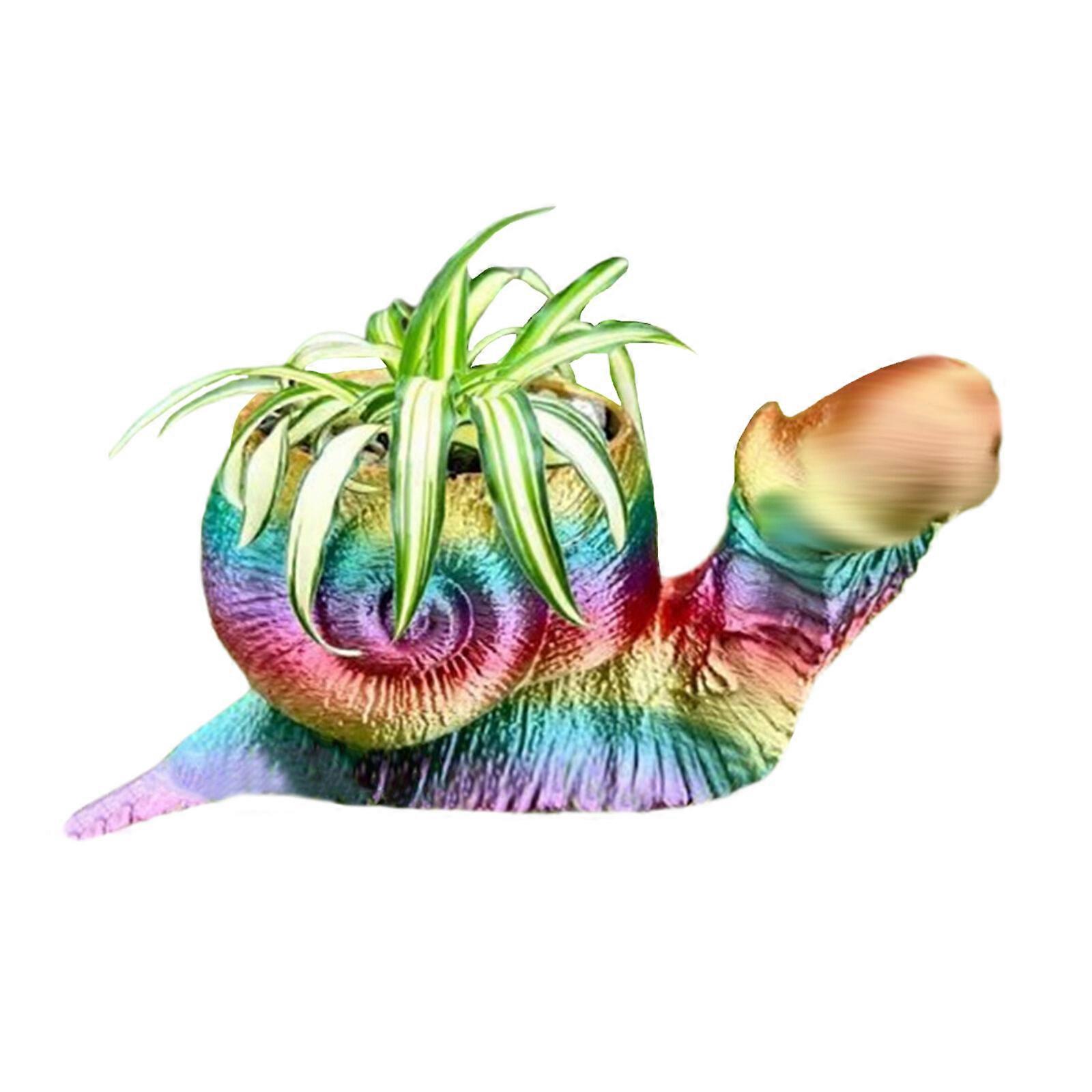 2024 3D Snail turtle Succulent Flower Pot Plant Holder,Multifunctional Resin Planter fast