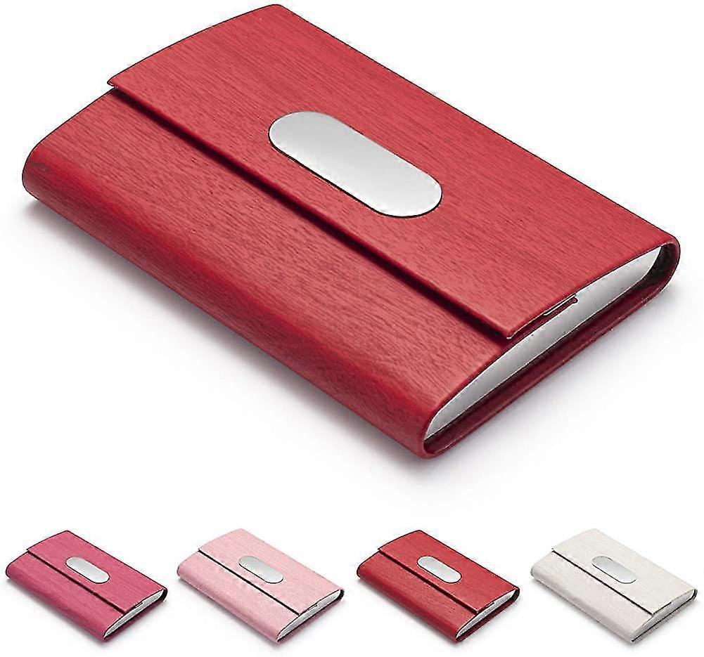 Visitkortsfodral Pu Läder Slim Design Visitkortsfodral ID/plånboksficka