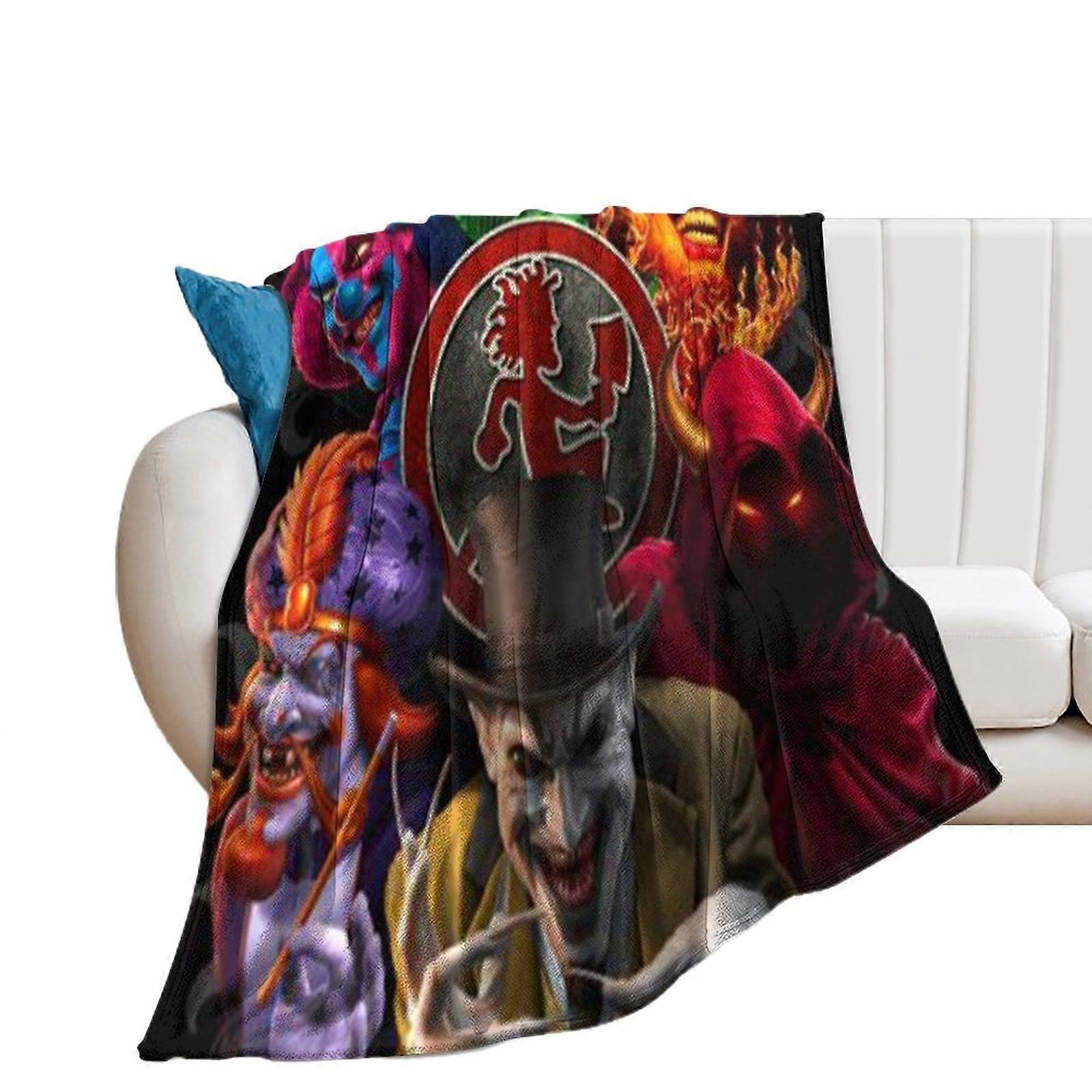 Insane Clown Posse ICP Ultra Soft Blanket Luxury Flannel Lap Blanket Warm Decorative Throw Air Conditioner Blanket for Home Office Sofa WTMT6562