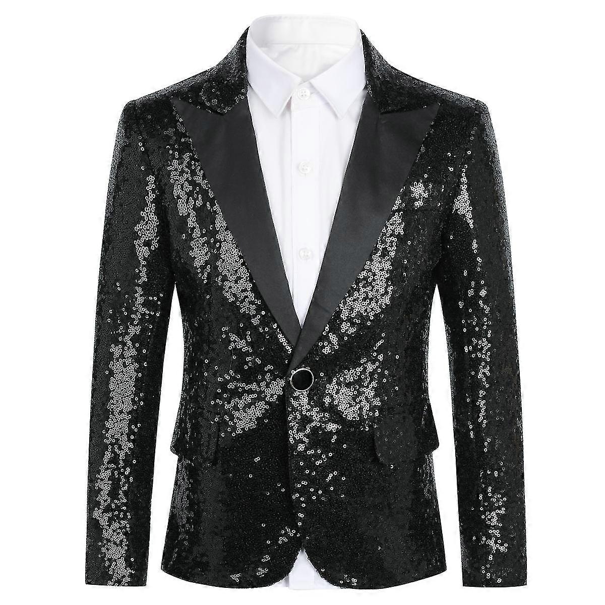 Boy's Single-breasted Button Jacket Slim Casual Coat
