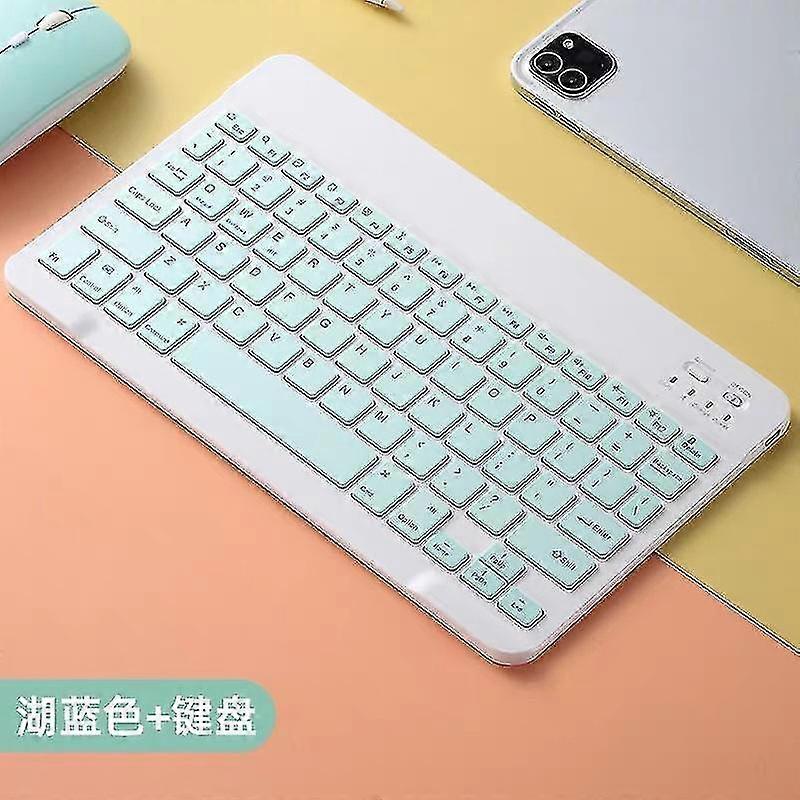 Teclado de dente sem fio de 10 polegadas Mouse Laptop Tooth Keyboard (verde)