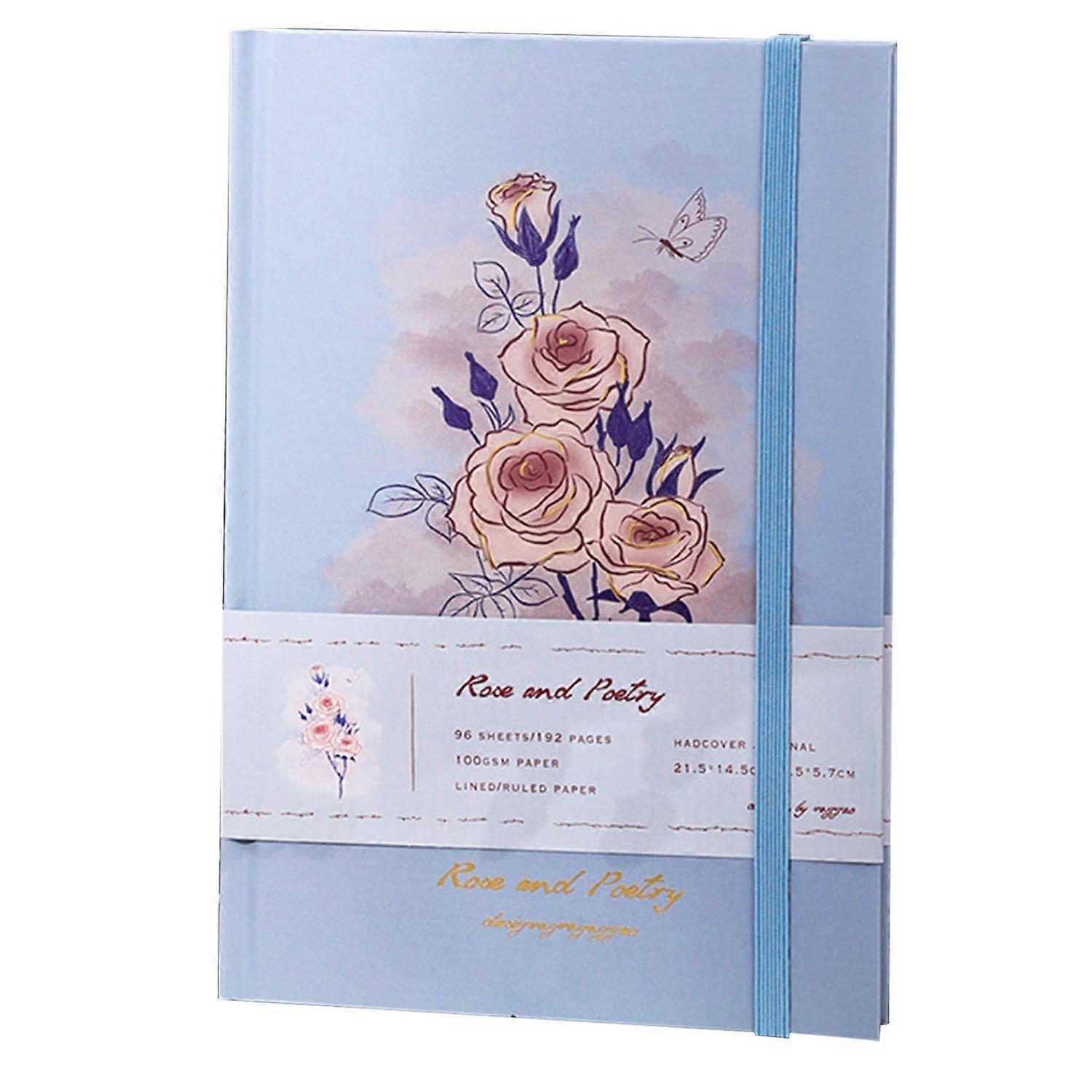 Student Handbook Vintage Butterfly Flower Diary Book Aesthetic Notebook for Scrapbooking DIY Craft