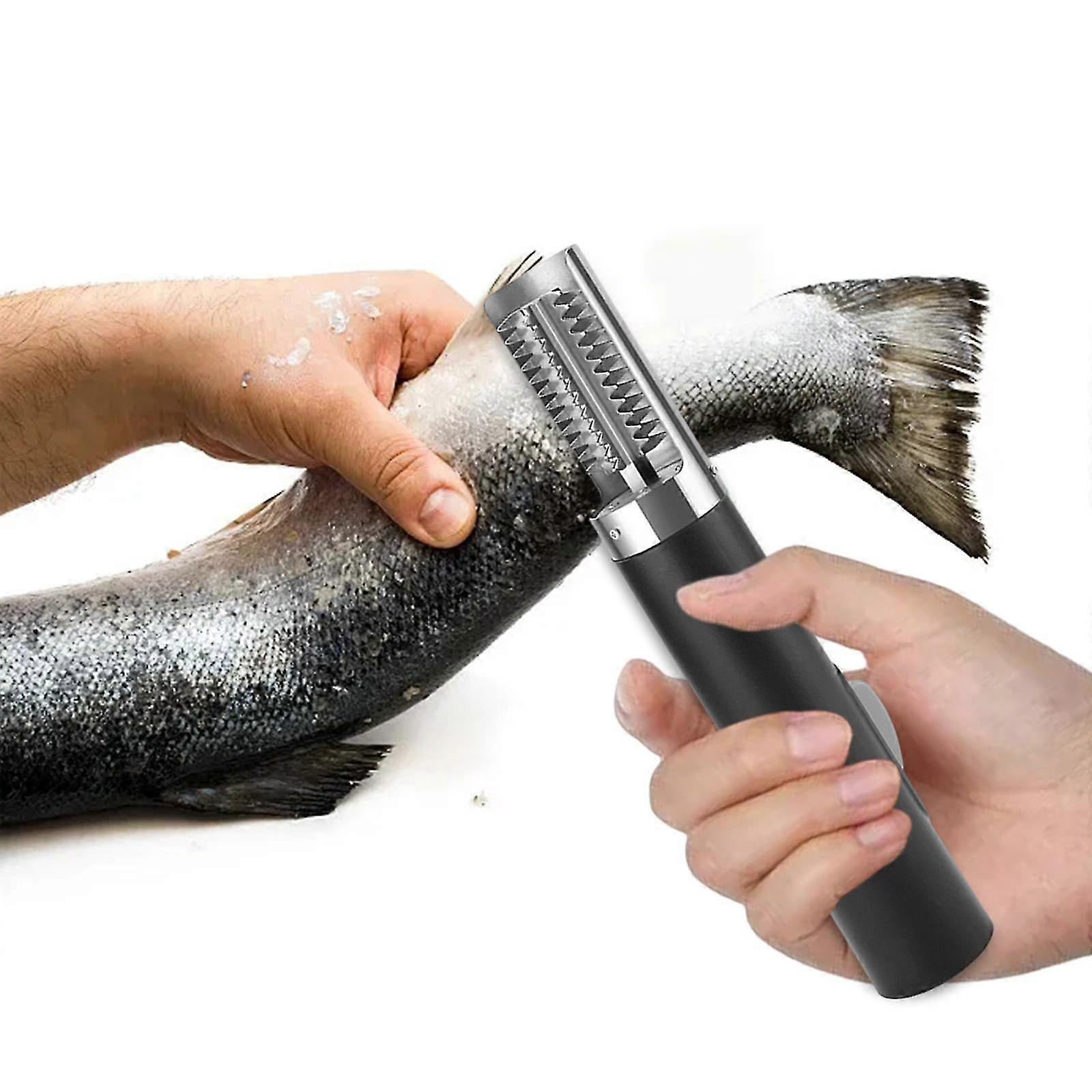 Electric Fish Scaler Cleaner Durable Metal Seafood Tools Easy Grip ...