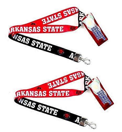 Arkansas State Red Wolves NCAA Ombre Schlüsselband 2er Pack