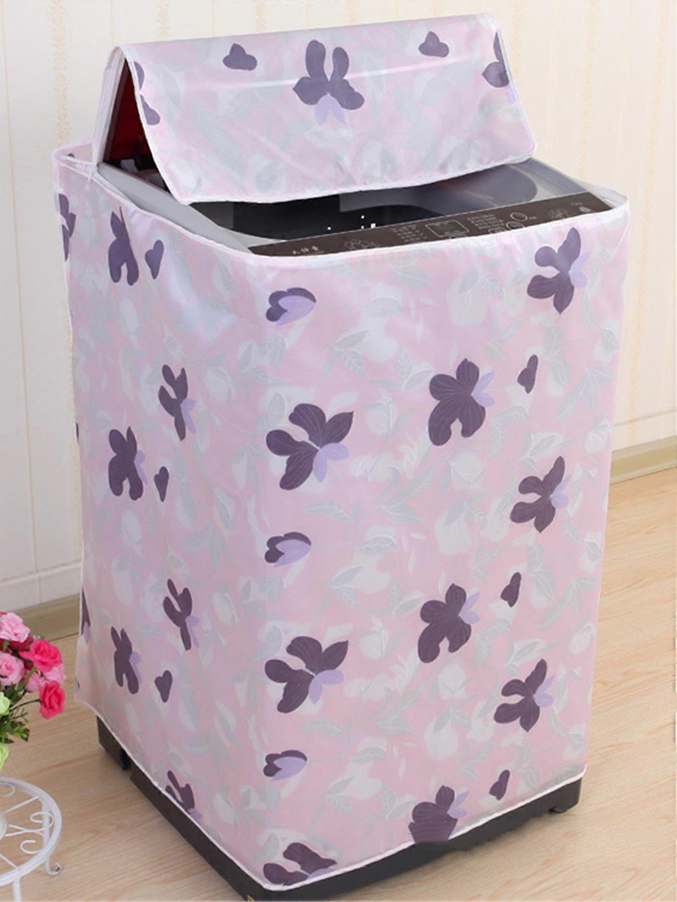 1pc Butterfly Pattern Washing Machine Cover,Bag,Organizer,Storage