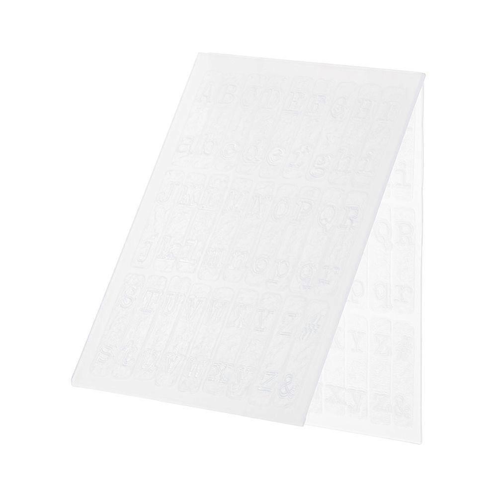 Plastic Embossing Folders Concave-Convex Embossing Stencils for Handcraft Photo Album Decoration White 162x115x5.5mm