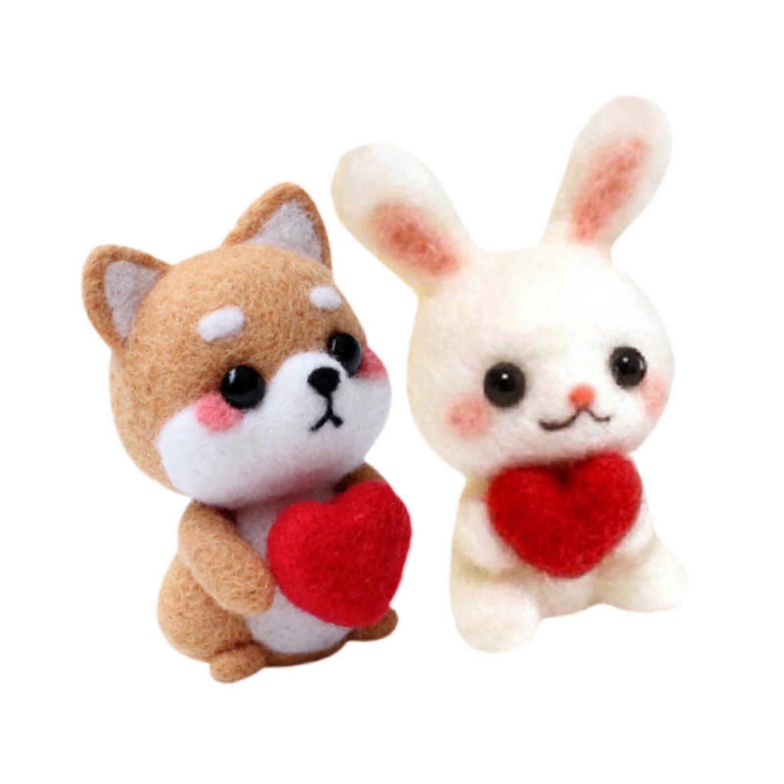 Felting Kit with Instruction Felting Craft Project for Children Adults Teens 2PCS