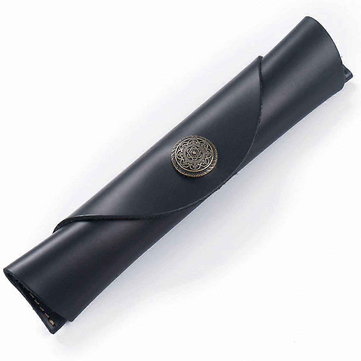 Stifteetui aus Leder, einzelner Stifthalter, Füllfederhalterhülle