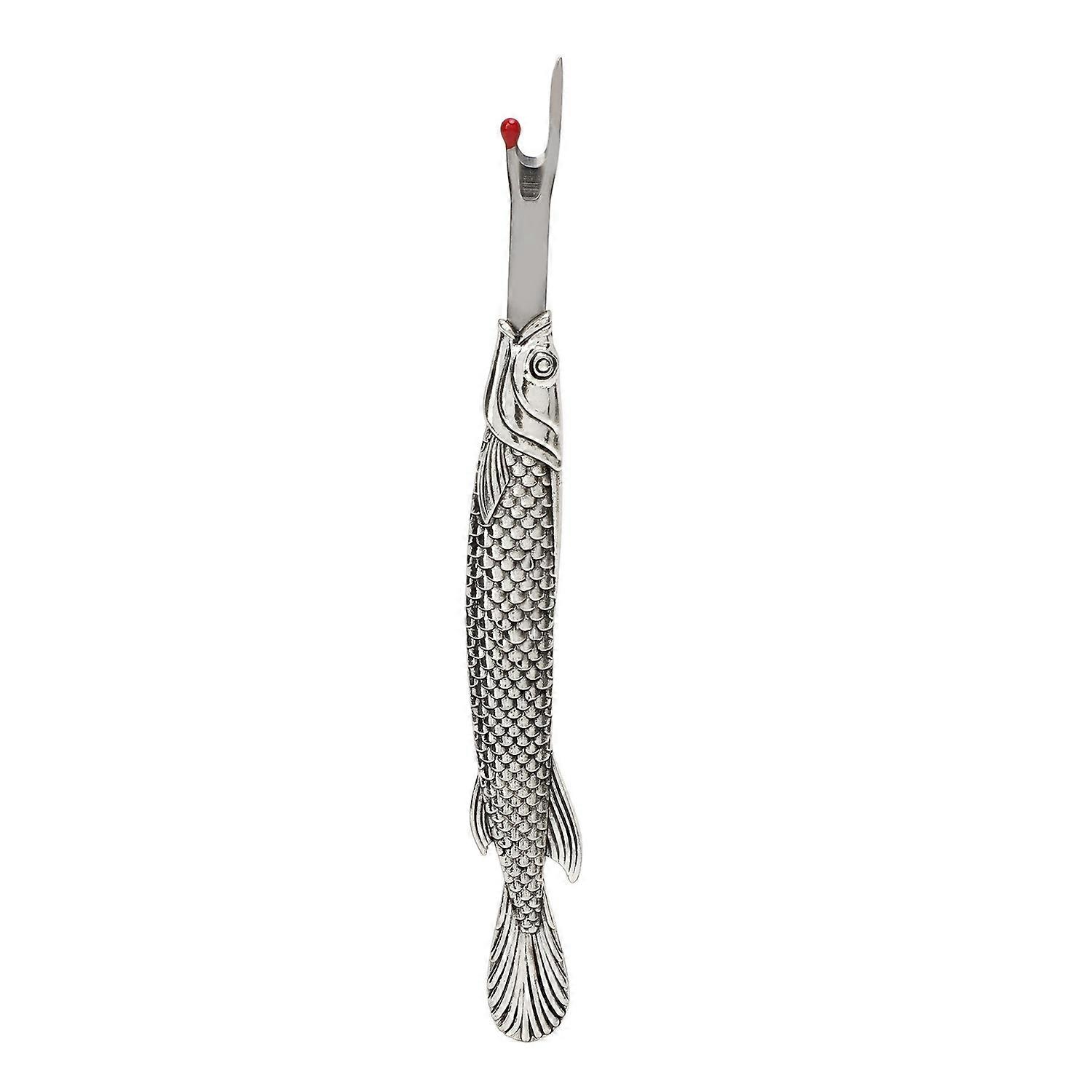 Cross Stitch Seam Remover Vintage Fish Shape Metal Handheld Thread Removal Tool for Sewing Projects