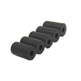 Protetor de tampa de ponta de borracha endpin 5pcs para violoncelo