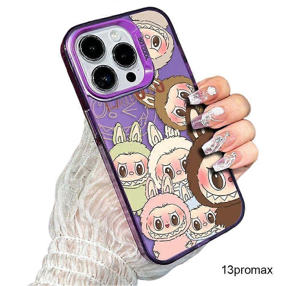 Cute Cartoon Labubu Mobile Phone Case Shockproof Phone Protective Cover for Men Women