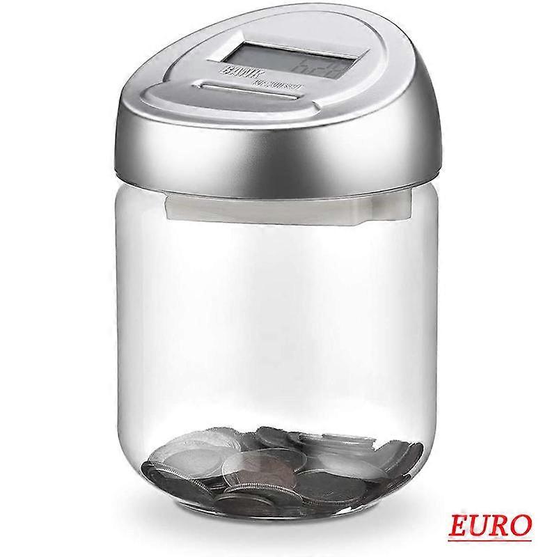 Large Digital Creative Fashion LCD Screen Coin Counting Save Money Automated Coin Bank Piggy Bank Coin Jar Electronic Coin