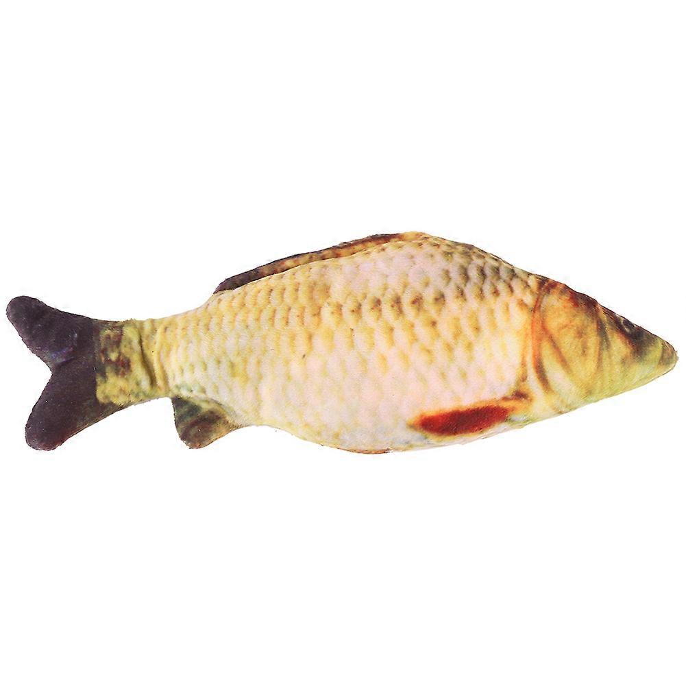Soft Plush Cat Mint Toy in Fish Shape, 20 cm