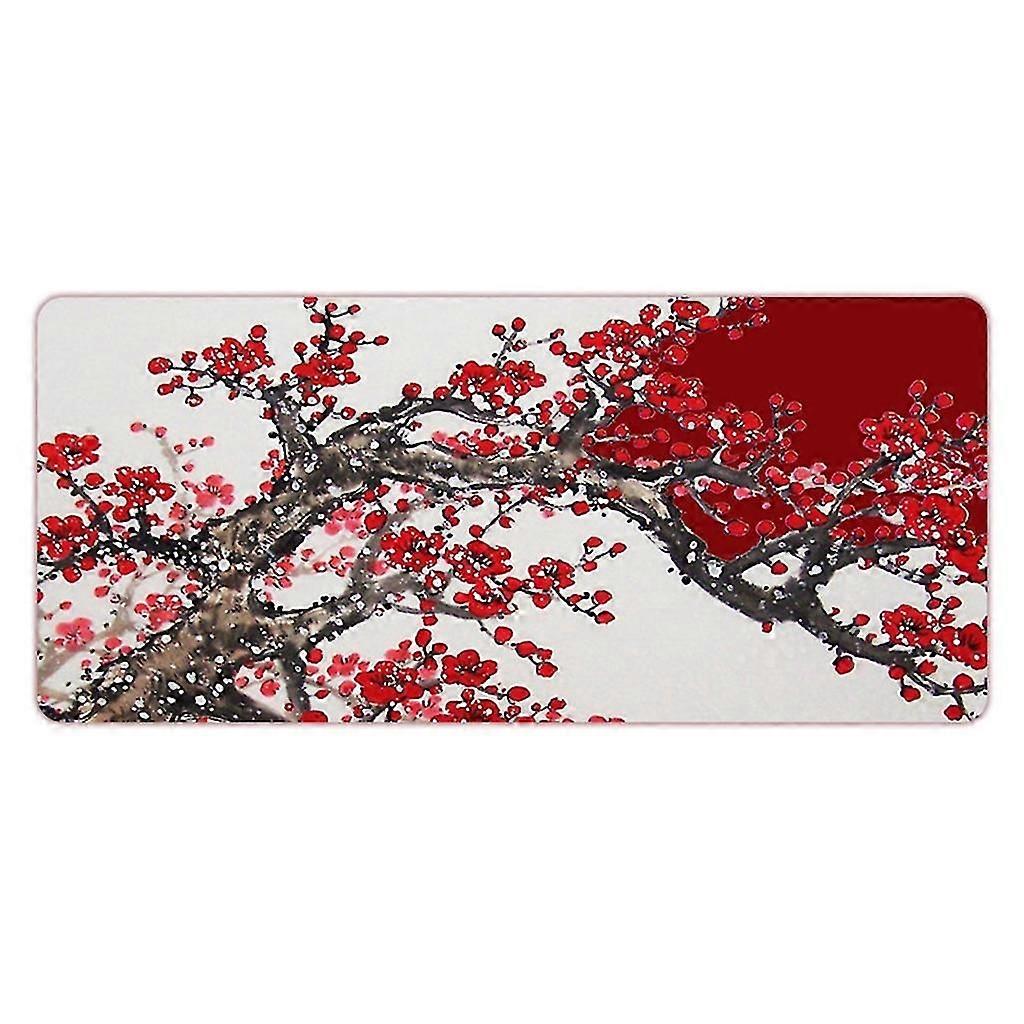 Gaming Mouse Pad Plum Blossom Desk Mat,extended Large Laptop Computer Mousepad