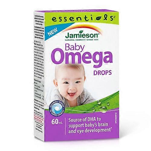 Jamieson Vitamins Baby Omega Drops, 60 Ml (Pack of 3)