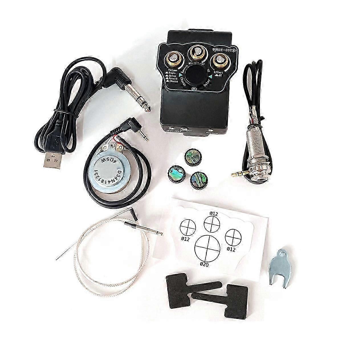 Gelişmiş Yankılanma, Net Ses, Gecikme ve Koro Efektlerine Sahip Manyetik - Gitarlar, Davullar ve Diğerleri için İdeal