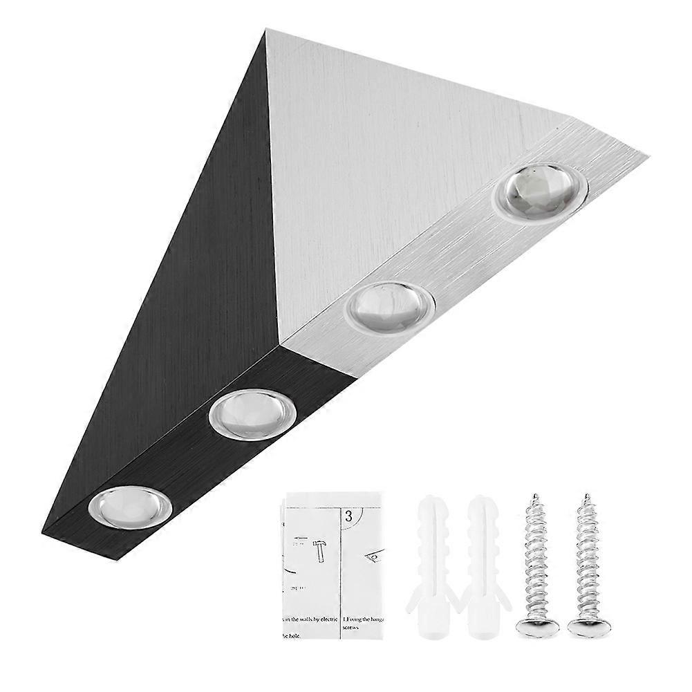 Modern Triangular Wall Light, Warm White, Energy-Saving