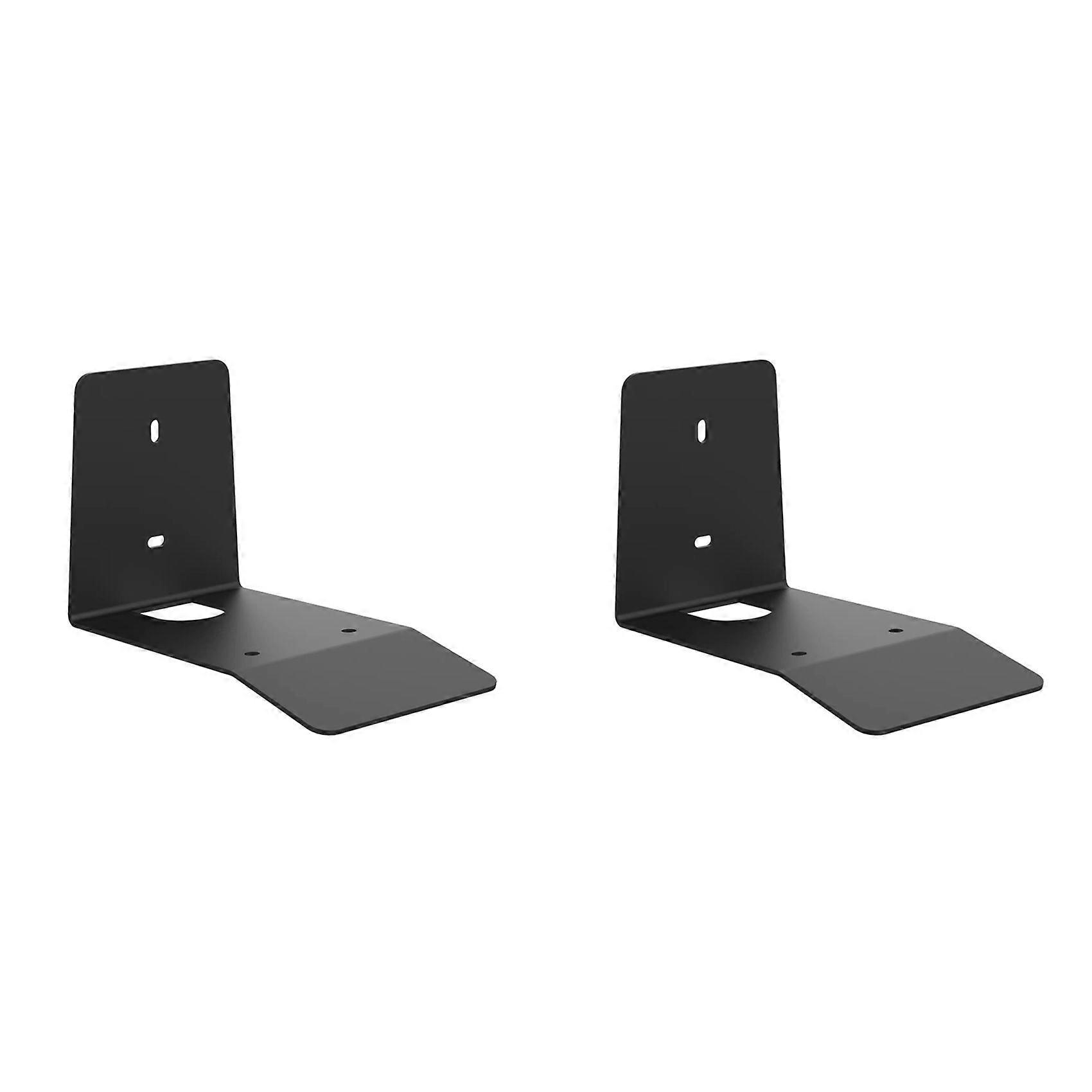 2X Speaker Wall Mount Bracket for Era 300, Speaker Holder Replacement Stand Bracket Black