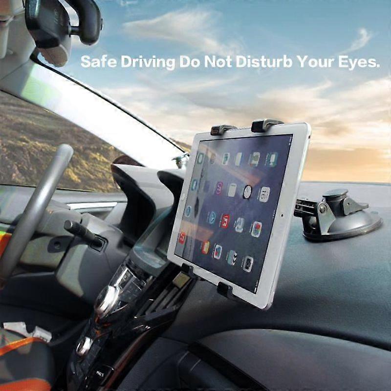 360 Degree Adjustable Car Tablet Holder with Suction Cup for 7 inch Tablets105 Apple iPad Airmini Portable Samsung