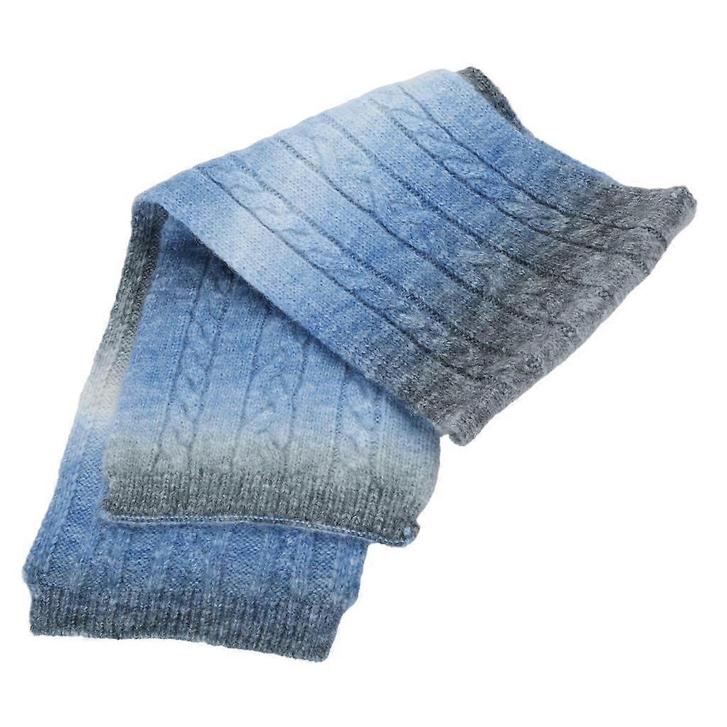 Écharpes d'hiver chaudes en pashmina pour femmes, écharpe épaisse dégradée, toucher cachemire