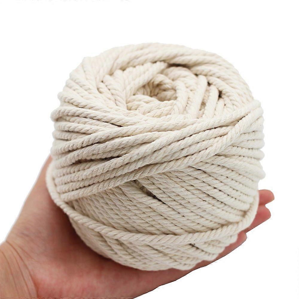 Artisan's Delight, Eco-Friendly Macrame String, 4 Strands Twisted For Maximum Flexibility, Multi-Purpose Macrame Rope, Perfect For Crafting Unique
